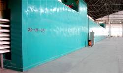 Spraying production line